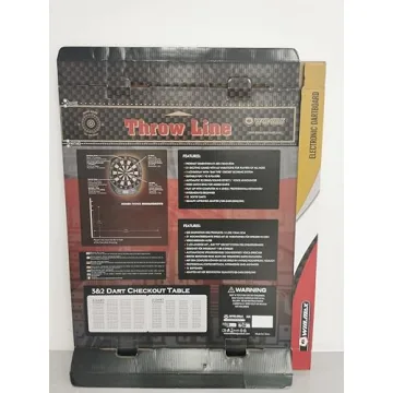 WIN.MAX Electronic Dart Board with LCD Display & 12 Darts