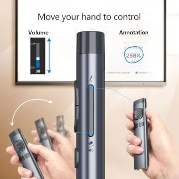 NORWII N97s Presentation Remote with Digital Pointer
