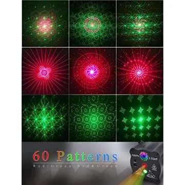 Party Lights Dj Disco Lights, Sound Activated Lights with Remote Control for Dance Party Karaoke Living Room Pub