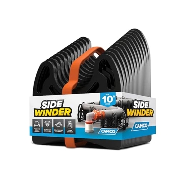 Camco Sidewinder 10-Ft RV Sewer Hose Support - Flexible and Durable