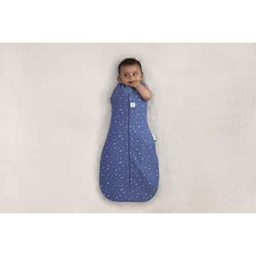 ergoPouch 1 tog Baby Sleep Sack 3-6 Months - Baby Sleeping Sack for Warm & Cozy Nights - Cocoon Swad...