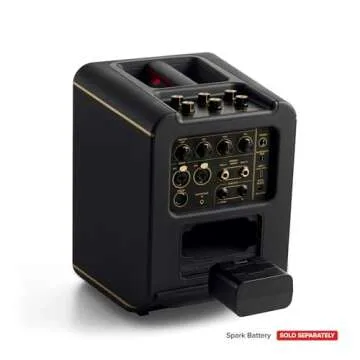 Positive Grid Spark Edge 65W Portable 4-Channel Smart Guitar Amp & PA System with Built-in Looper, AI Features & Smart App for Electric, Acoustic, Bass, Vocals, Keyboards and More