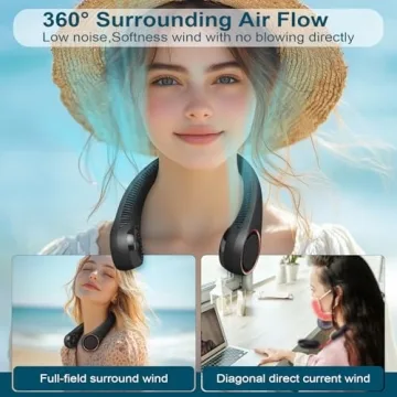 CIVPOWER Neck Fan: Rechargeable Portable Hands-Free Fan