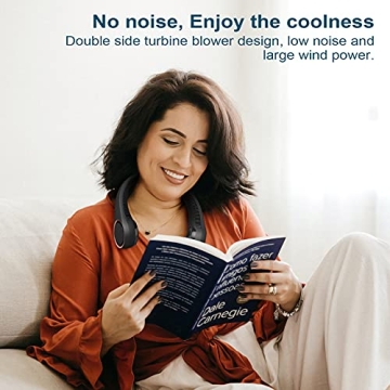 CIVPOWER Neck Fan: Rechargeable Portable Hands-Free Fan