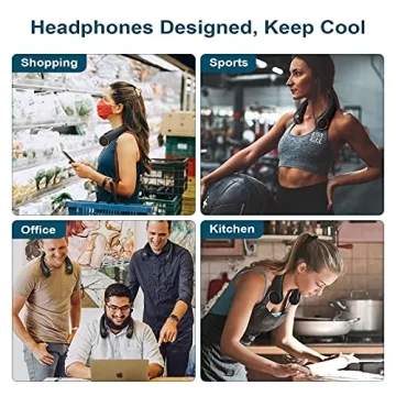 CIVPOWER Neck Fan: Rechargeable Portable Hands-Free Fan