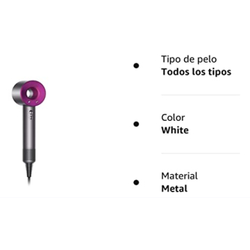Dyson Supersonic Hair Dryer - Iron/Fuchsia Renewed Model