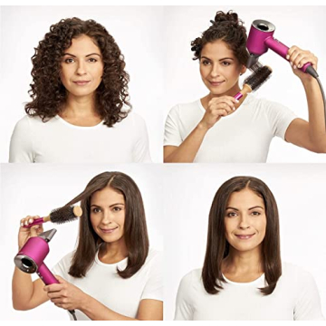 Dyson Supersonic Hair Dryer - Iron/Fuchsia Renewed Model