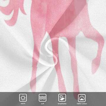 vvfelixl Pink Horse Babies'Short Sleeve Bodysuits,Baby One Piece Clothes for Boy Girl,Infant Outfits for Newborn Baby Toddler 3-6M