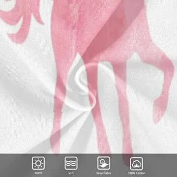 vvfelixl Pink Horse Babies'Short Sleeve Bodysuits,Baby One Piece Clothes for Boy Girl,Infant Outfits for Newborn Baby Toddler 3-6M