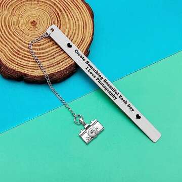 Photographer Gift Bookmark for Camera Lovers Inspirational Gifts for Photography Photo Lovers Photo Club Gift Encouragement Graduation Gifts Christmas Birthday Gifts for Photography Daughter