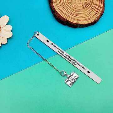 Photographer Gift Bookmark for Camera Lovers Inspirational Gifts for Photography Photo Lovers Photo Club Gift Encouragement Graduation Gifts Christmas Birthday Gifts for Photography Daughter