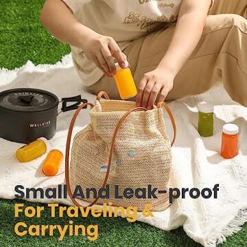 Shop Leakproof 2 oz Glass Shot Bottles - 9 Pack with Labels!