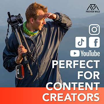 SD Card Holder by Proven Wild | Durable, Waterproof SD Card Case | SD Card Holder Case Holds 35 SD Cards Upright | Standard Memory Card Holder for DSLR & Trail Camera SD Cards, (Orange)