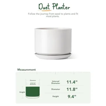 Shop LE TAUCI 12 Inch Magic Planter for Indoor Plants