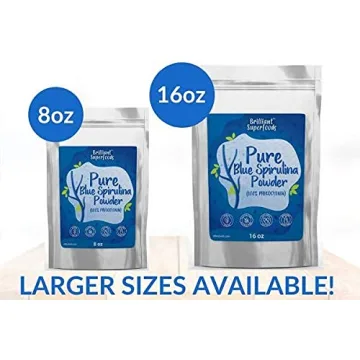 Ellie's Best Organic Blue Spirulina Powder - Vegan Superfood