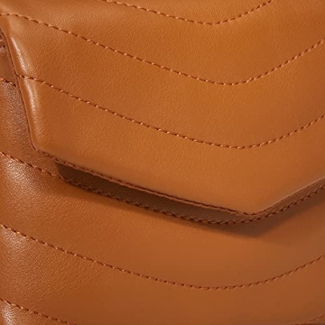 Stylish Rylee Quilted Belt Bag from The Drop, Cognac