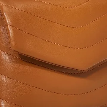 Stylish Rylee Quilted Belt Bag from The Drop, Cognac