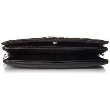 Sam Edelman Rose Quilted Flap Shoulder Bag, Black