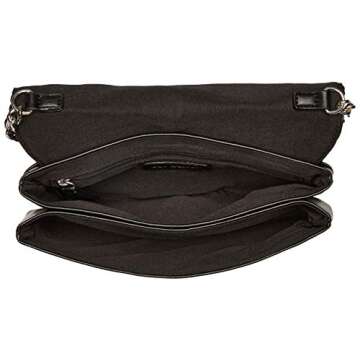 Sam Edelman Rose Quilted Flap Shoulder Bag, Black