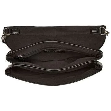 Sam Edelman Rose Quilted Flap Shoulder Bag, Black