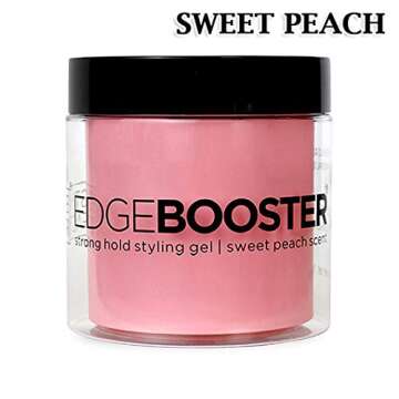 Edge Booster Style Factor Strong Hold Styling Gel - Family Size Sweet Peach