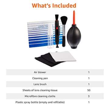 Amazon Basics DSLR Camera Cleaning Kit for Electronics