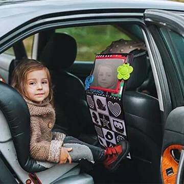 teytoy Tummy Time Mirror Infant Toys Newborn Toys 0-3 Months Brain Developmental Baby Mirror Tummy T...