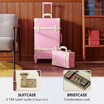 Stylish CO-Z Vintage Luggage Sets for Effortless Travel
