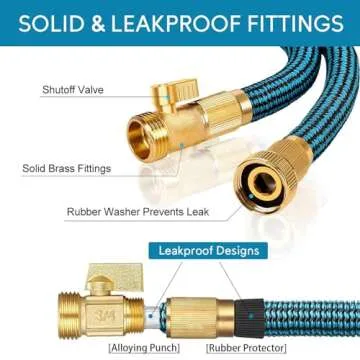 100 FT Expandable Garden Hose with No Kink Feature