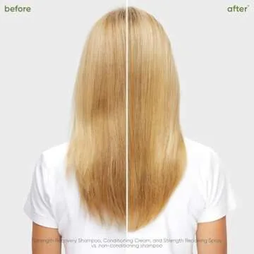 Biolage Strength Recovery Shampoo & Conditioner Set | Gently Cleanses & Reduces Breakage | For All Damaged & Sensitized Hair Types | Vegan | Cruelty-Free