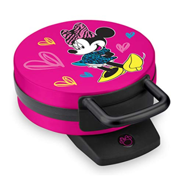 Disney Minnie Mouse Waffle Maker by Select Brands - Premium Minnie Mouse Waffle Iron - Disney Waffle...