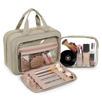 BAGSMART Large Toiletry Bag with TSA Approved Pouch