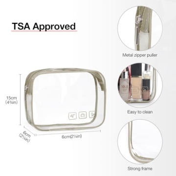 BAGSMART Large Toiletry Bag with TSA Approved Pouch