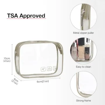 BAGSMART Large Toiletry Bag with TSA Approved Pouch