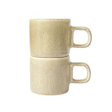 Anna Lebrija Handmade Mexican Ceramic Mug Set – Artisan Coffee & Tea Cups – Hand-Painted Talaver...