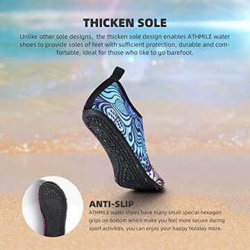 Quick-Dry Aqua Socks for Beach and Water Activities