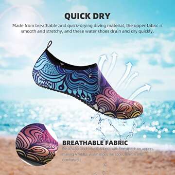 Quick-Dry Aqua Socks for Beach and Water Activities