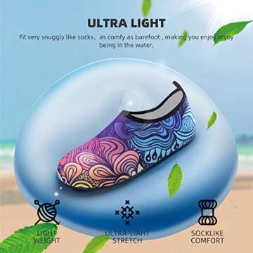 Quick-Dry Aqua Socks for Beach and Water Activities