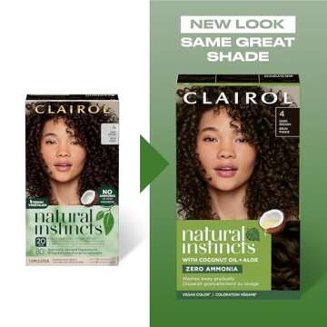 Clairol Natural Instincts Demi-Permanent Hair Dye 4 Dark Brown