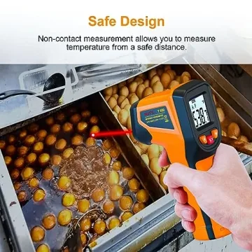 High-Accuracy Laser Infrared Thermometer for Industrial & Home