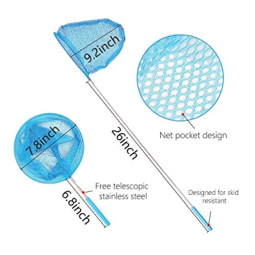 Kids Telescopic Butterfly Fishing Nets for Outdoor Adventures