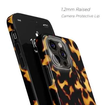 uCOLOR Compatible with iPhone 14 PRO MAX Case [8 ft Drop Tested] Compatible with MagSafe - Protective Luxury Designer Mag Series Cases (Tortoise Shell, iPhone 14 Pro Max 6.7”)