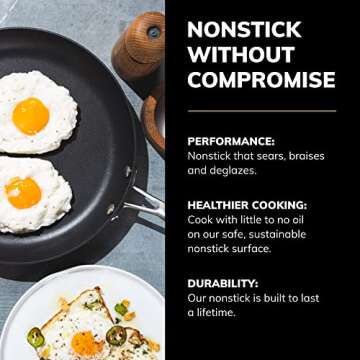 SCANPAN Pro IQ 9-Piece Cookware Set – Easy Nonstick & Versatile
