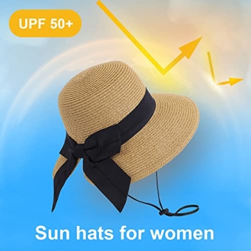 Verabella Women’s Stylish UV Protection Straw Hat