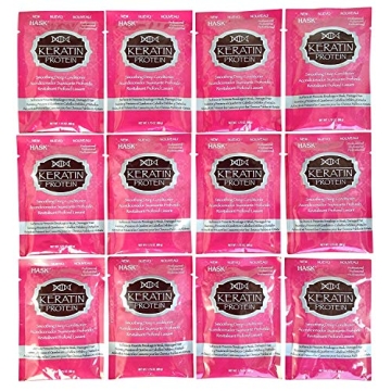 Hask Packettes Keratin Protein Conditioner - 12 Pieces for Silky Smooth Hair
