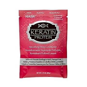 Hask Keratin Protein Conditioner 12 Packets for Shiny Hair