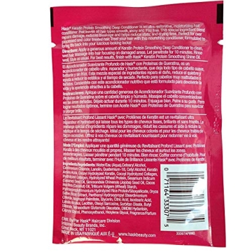 Hask Keratin Protein Conditioner 12 Packets for Shiny Hair