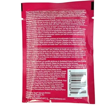 Hask Keratin Protein Conditioner 12 Packets for Shiny Hair