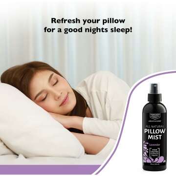 Aromasong Lavender Pillow Spray for Deep Sleep