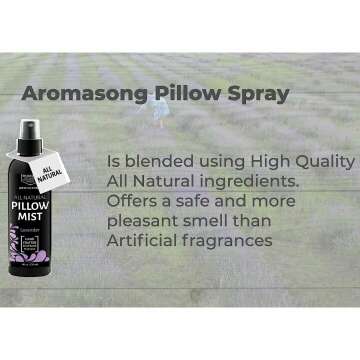 Aromasong Lavender Pillow Spray for Deep Sleep